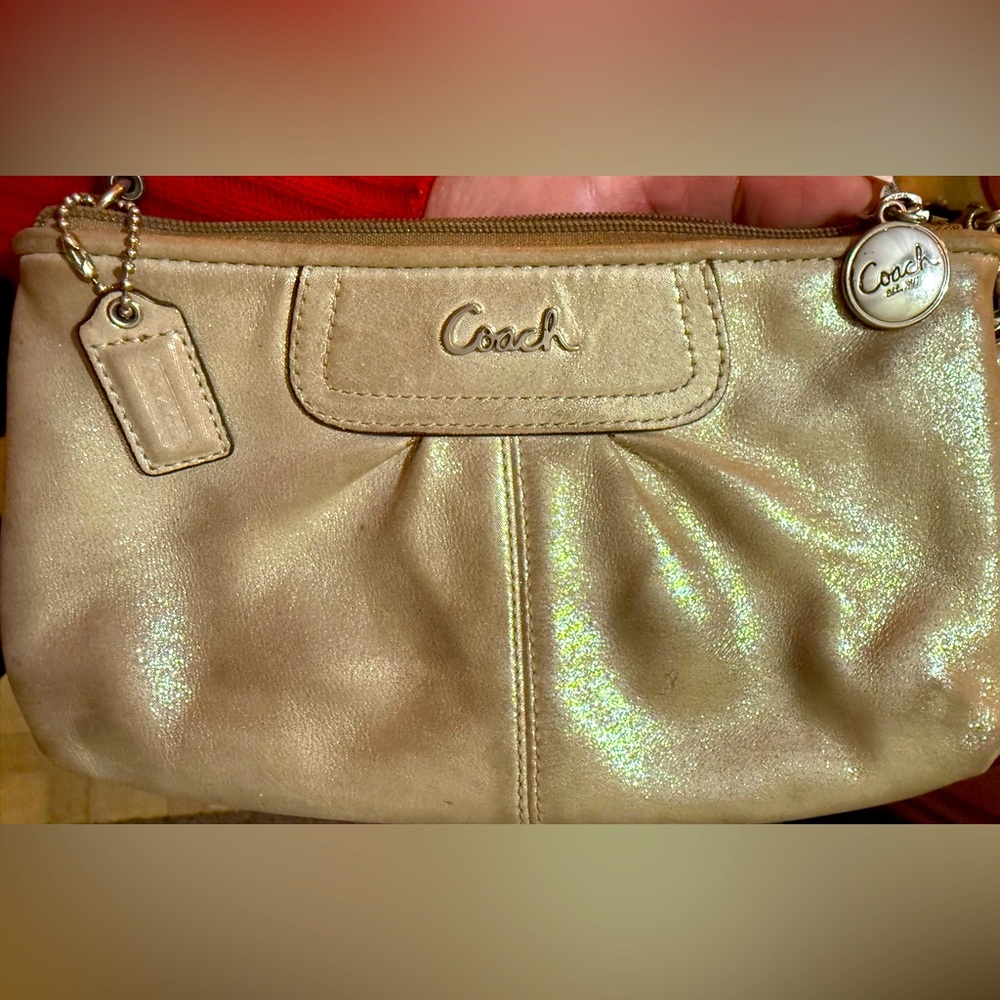 Coach Wristlet - Gold